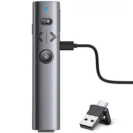 Front. Kitcheniva - Pointer Presentation Clicker For Powerpoint Presentations Presenter Remote.