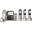 Panasonic - KX-TGF353N DECT 6.0 Expandable Cordless Phone System with Digital Answering System - Champagne gold - Angle