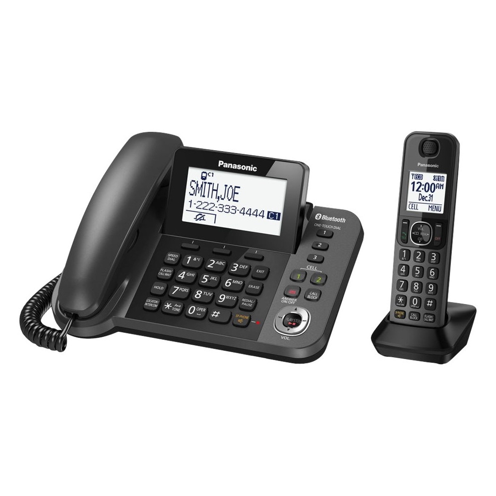 Panasonic KX-TGF380M DECT 1-Handset Landline Telephone 
