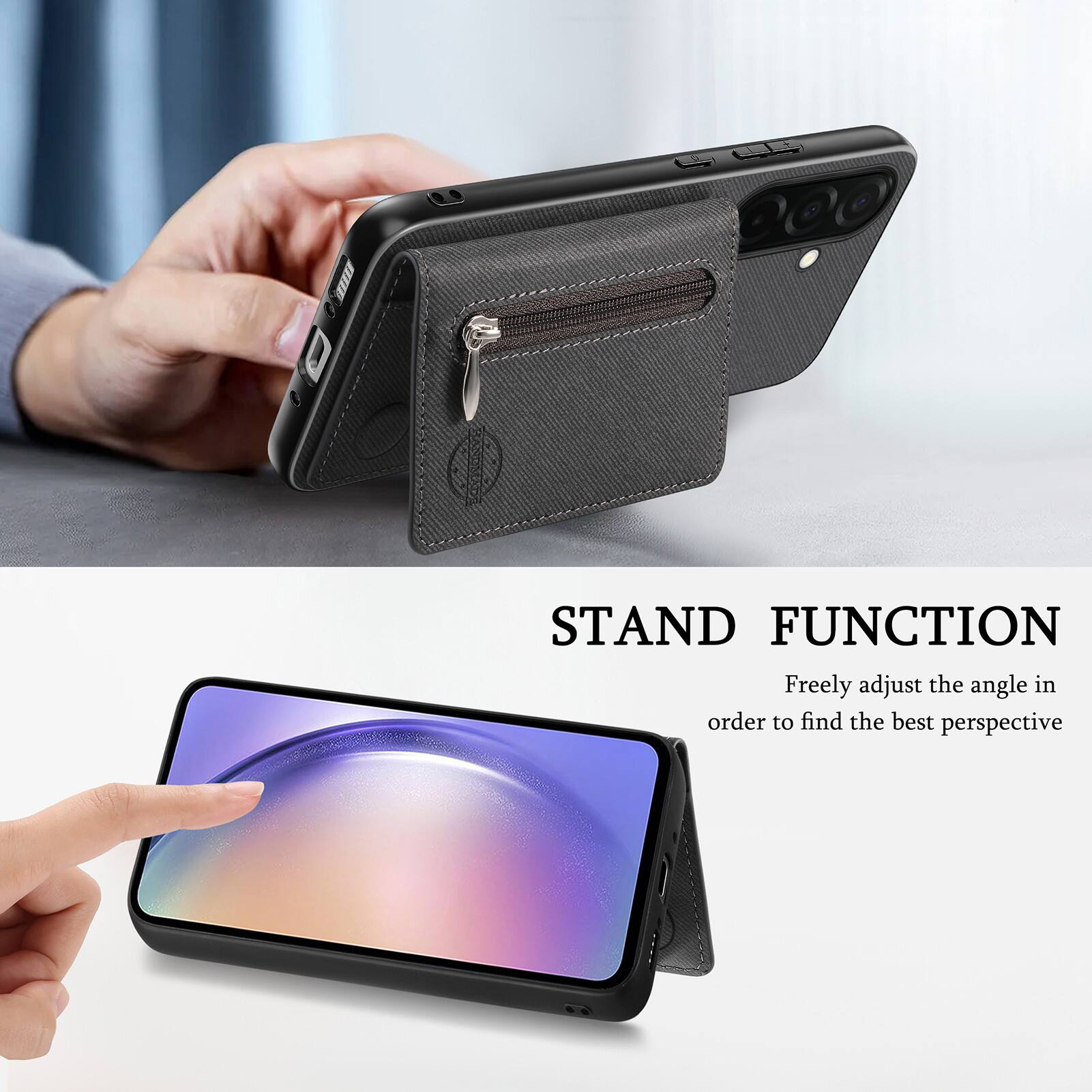 STAND FUNCTION  
Freely adjust the angle in order to find the best perspective