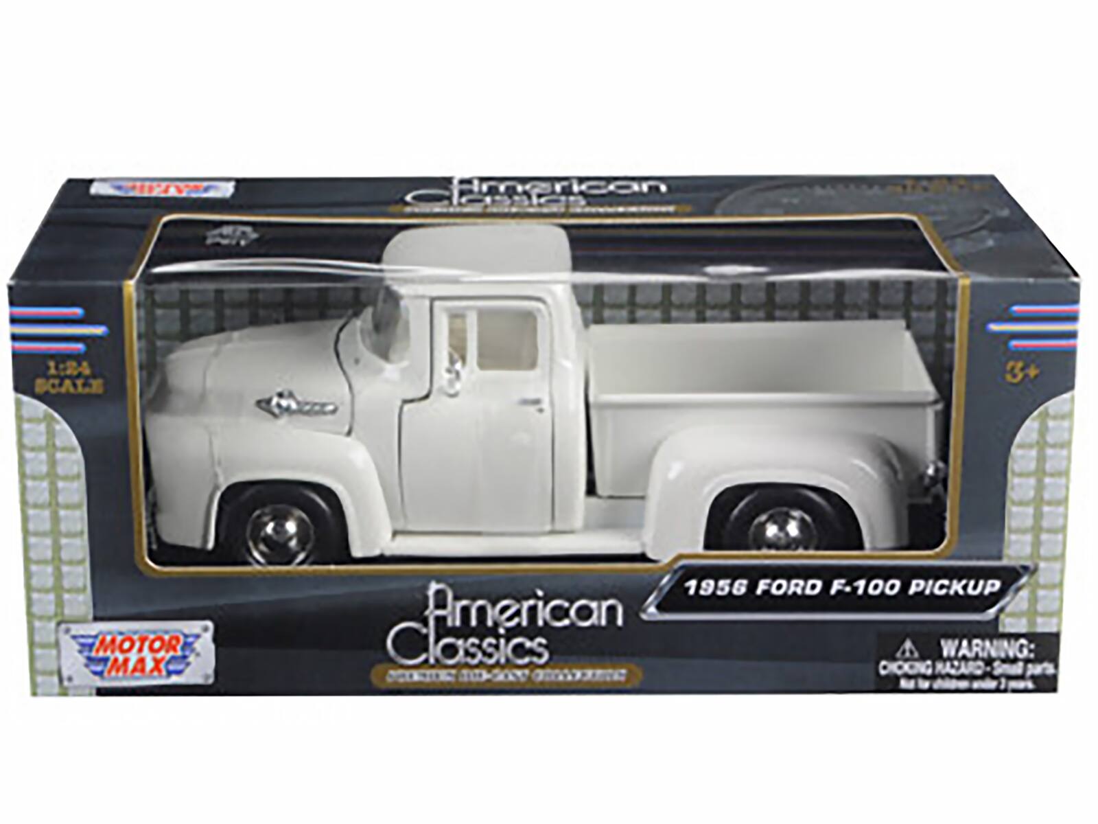 American Classics 1:24 SCALE 3+ MOTOR MAX 1956 FORD F-100 PICKUP American Classics WARNING: -2030 ORAcne CHOCNG NAZARO-