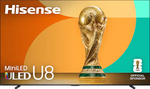 Hisense MiniLED ULED U8
FIFA WORLD CUP™
OFFICIAL SPONSOR