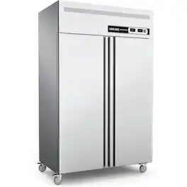 Coolake - Commercial Freezer Refrigerator Combo, 48” W 36 Cu.ft Upright Freezer - Stainless Steel