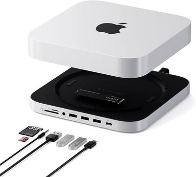Satechi Stand & Hub For Mac Mini / Studio With NVMe SSD Enclosure Satechi Stand & Hub For Mac Mini / Studio With NVMe SSD Enclosure