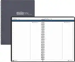 House of Doolittle - 8.5" x 11" Daily Planner, Other Cover - Blue