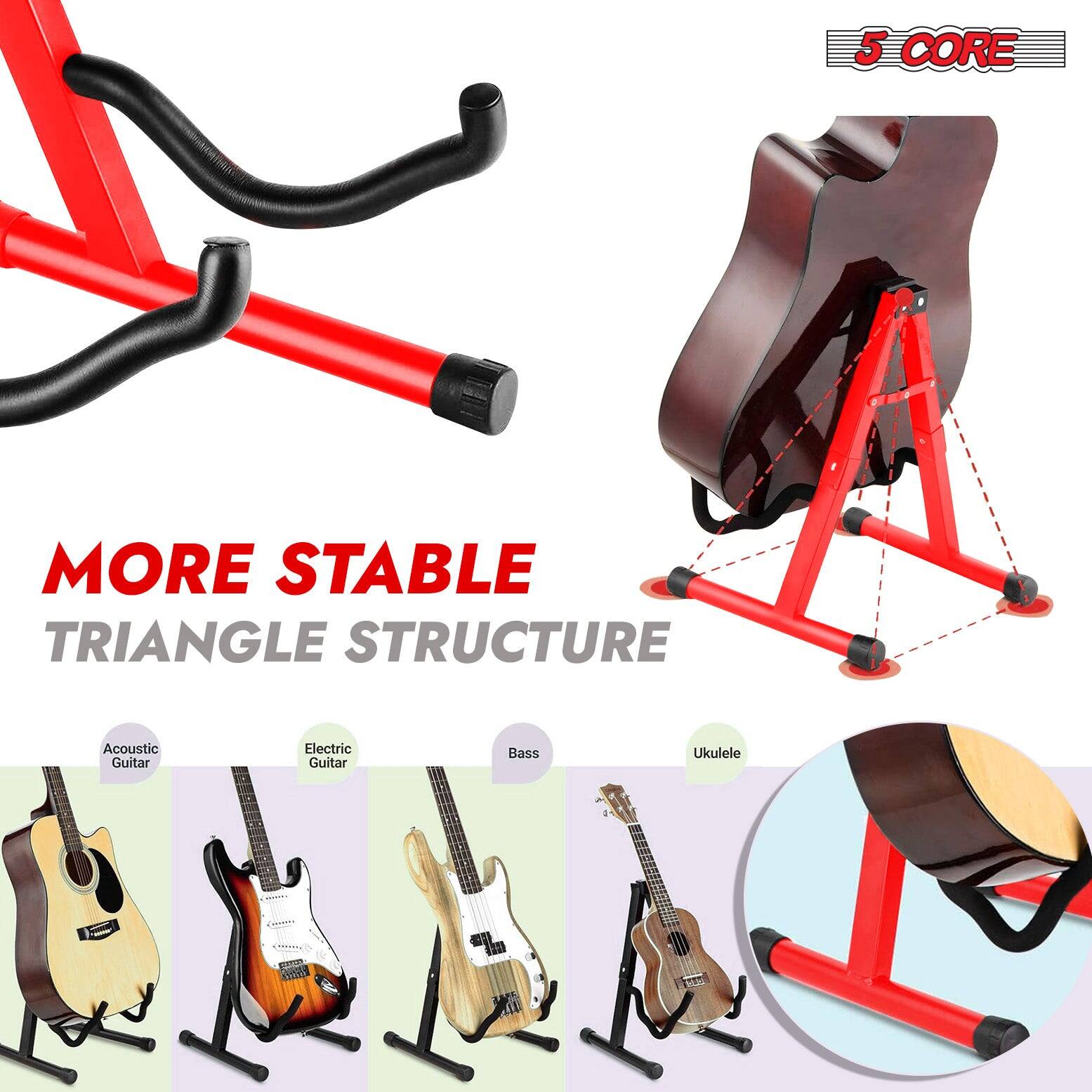 5 CORE

MORE STABLE TRIANGLE STRUCTURE

Acoustic Guitar  
Electric Guitar  
Bass  
Ukulele