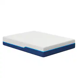 Nautica - Revitalize Medium-Plush Hybrid Innerspring Mattress - WHITE/BLUE
