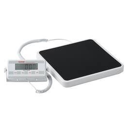 VEVOR - Portable Medical Scale, Professional Digital Physician Scale for Weighing - with Anti-Slip Mat, 2 Units (kg/lb) - White