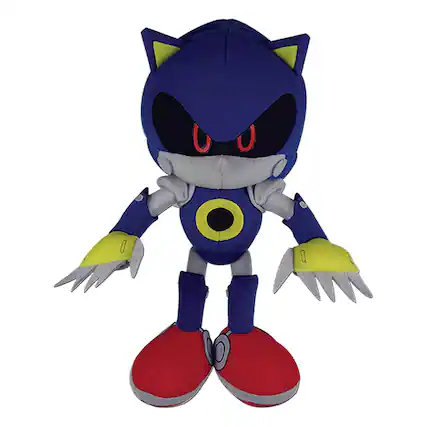 Front. Great Eastern - Sonic The Hedgehog 11 Inch Plush | Metal Sonic - Blue.