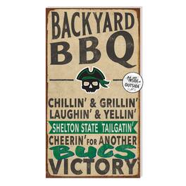 Jardine - Shelton State Buccaneers 11'' x 20'' Indoor/Outdoor BBQ Sign - Brown