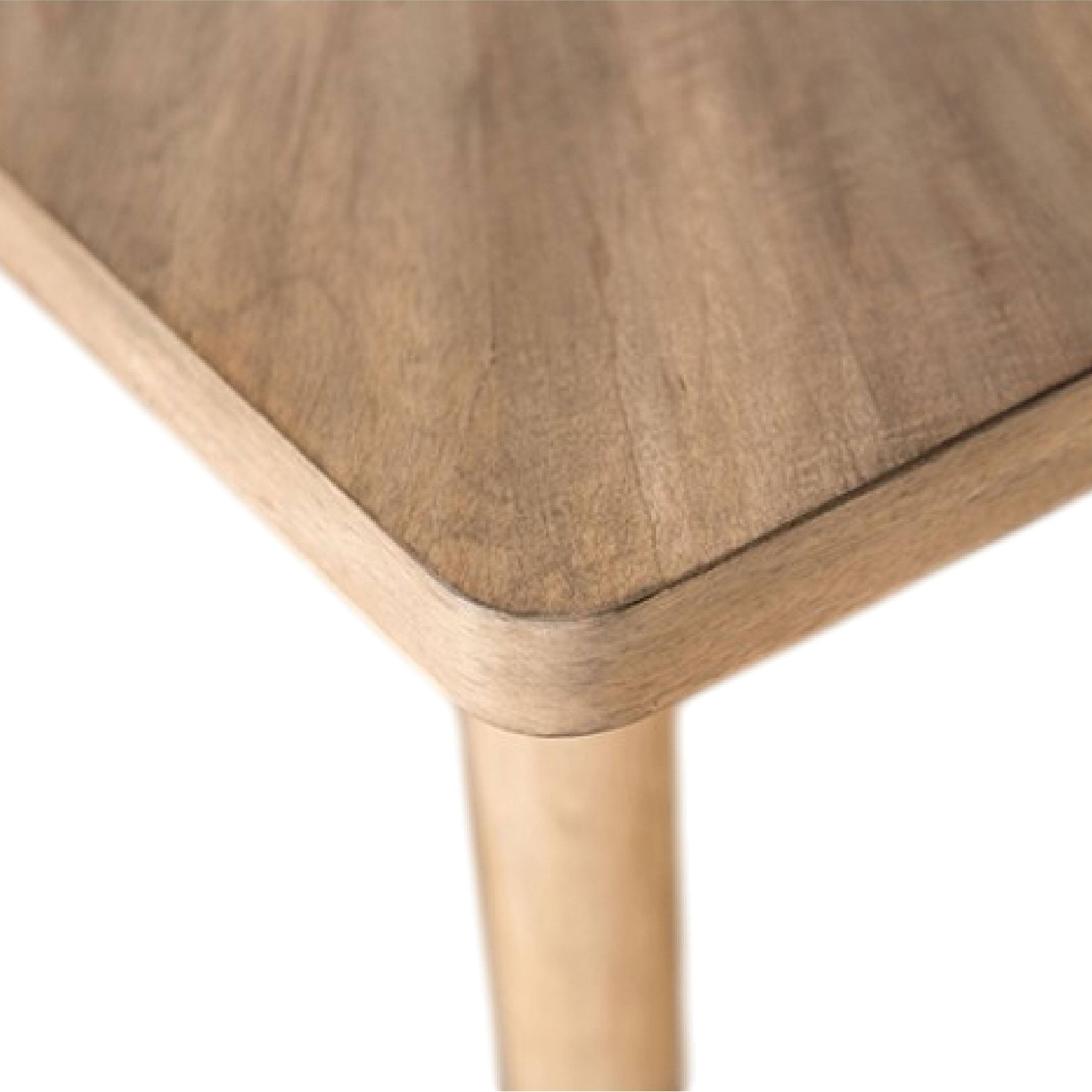 Alt View 1. Manhattan Lane - Lucas Dining Table, Rectangular Natural Brown, Solid Wood, 68 Inch - Natural Brown.