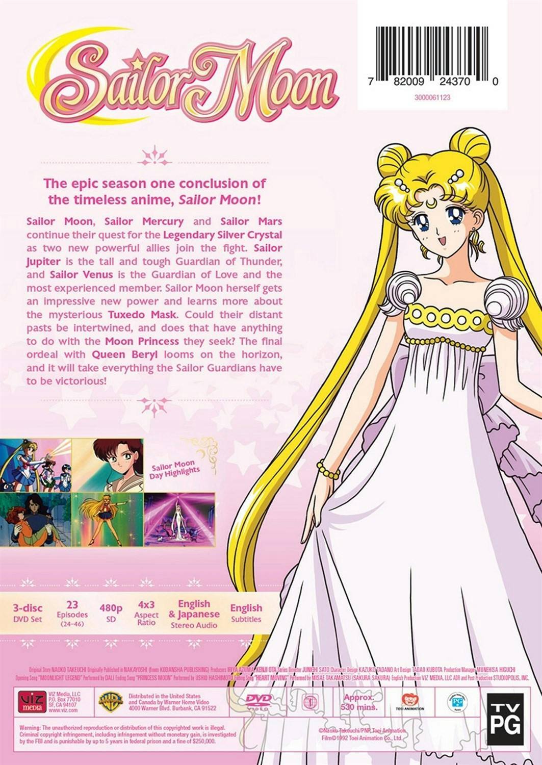 Angle. Sailor Moon Season 1 Part 2 [DVD].