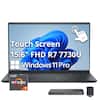 Touch Screen 15.6" FHD R7 7730U Windows 11 Pro AMD Ryzen 7