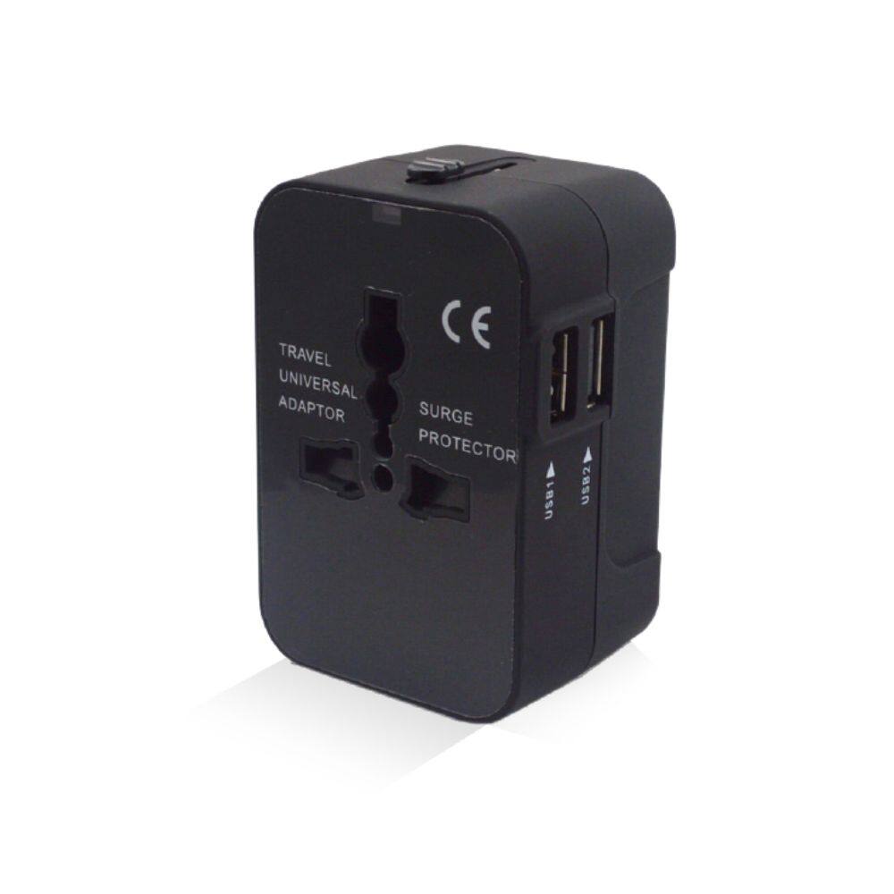 TRAVEL UNIVERSAL ADAPTOR  
SURGE PROTECTOR  
USB1 USB2