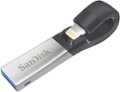 Alt View Zoom 11. SanDisk - iXpand 64GB USB 3.0/Lightning Flash Drive - Black / Silver.