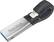 Alt View 12. SanDisk - iXpand 64GB USB 3.0/Lightning Flash Drive - Black / Silver.