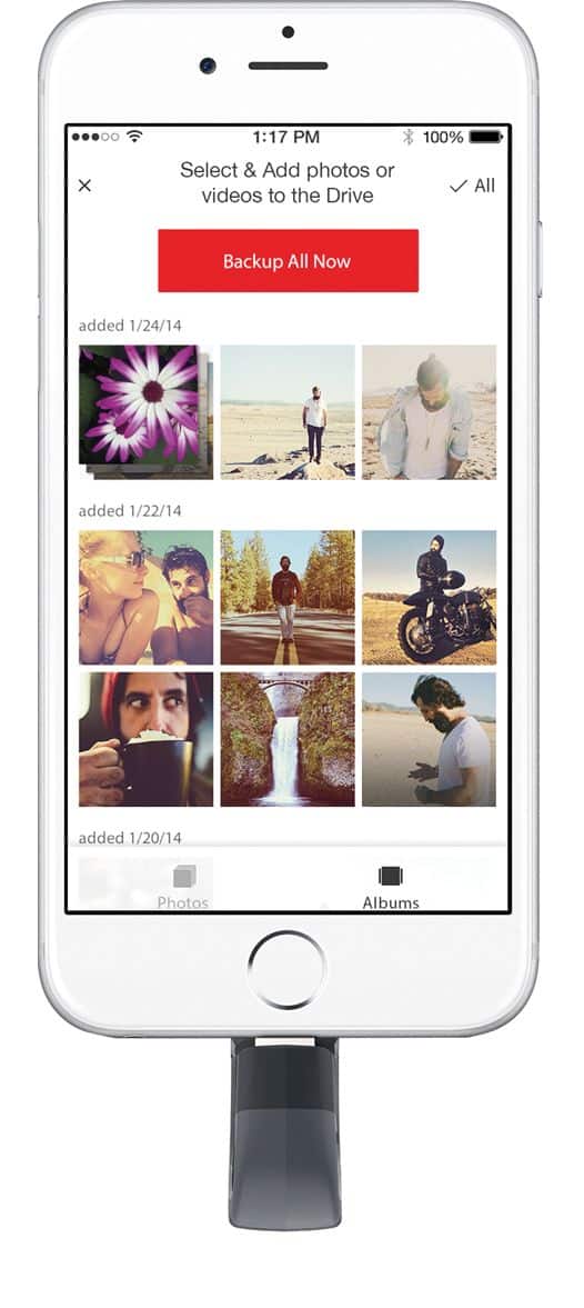 Alt View 13. SanDisk - iXpand 32GB USB 3.0/Lightning Flash Drive - Black / Silver.