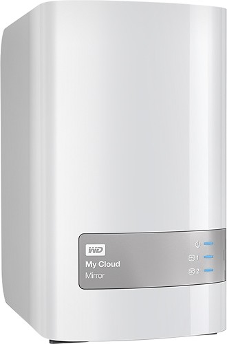 生活家電 冷蔵庫 Best Buy: WD My Cloud Mirror 4TB External Hard Drive (NAS) White 