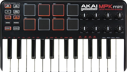 Best Buy: Akai Professional MPKmini Keyboard MIDI Controller MPKMINI