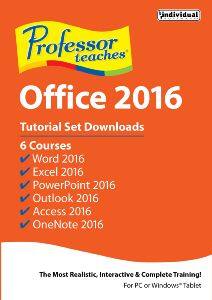 Individual Software - Professor Teaches Office 2016 Tutorial Set Downloads [Digital]-Front_Standard 