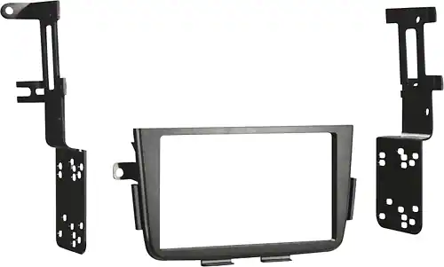 Front. Metra - Dash Kit for Select 2001-2006 Acura MDX DDIN - Black.