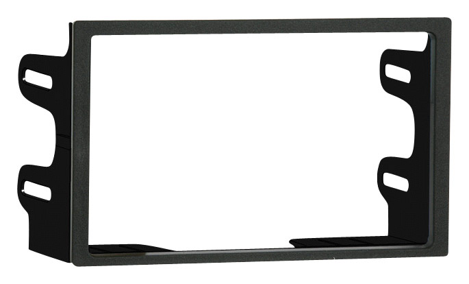 Metra - Double DIN Installation Kit for Select Volkswagen Vehicles - Black