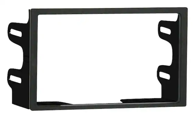 Front. Metra - Dash Kit for Select 1999-2009 Volkswagen Jetta Passat GTI DDIN - Black.