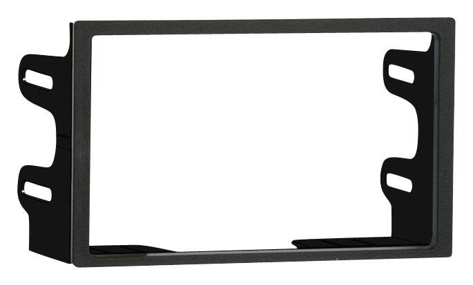 Front. Metra - Dash Kit for Select 1999-2009 Volkswagen Jetta Passat GTI DDIN - Black.