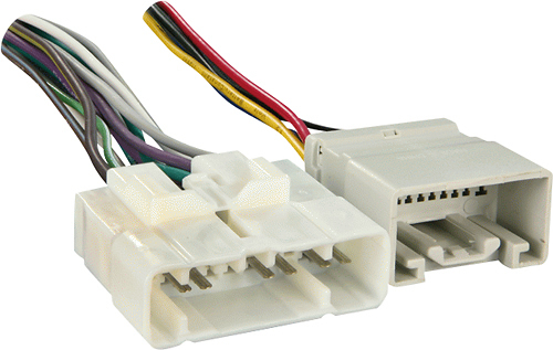 Angle View: Metra - Turbo Wire Amplifier Bypass Harness for Select Toyota Vehicles - Multicolor