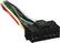 Angle. Metra - Turbo Wire Harness Adapter for Most Aftermarket Pioneer Radios - Black.