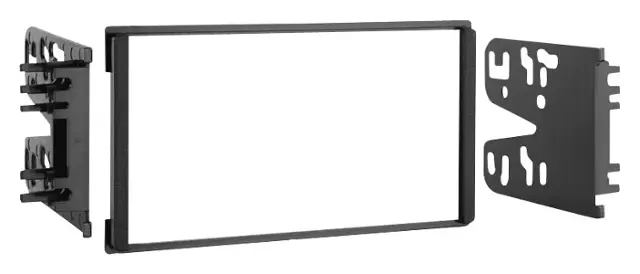 Front. Metra - Dash Kit for Select 2002-2005 Kia Rio Sedona DDIN - Black.