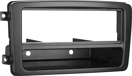 Angle View: Metra - DIN Installation Kit with Pocket for Select 2001-2004 Mercedes-Benz Vehicles - Black