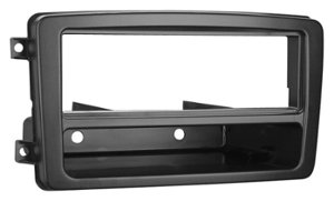 Metra - DIN Installation Kit with Pocket for Select 2001-2004 Mercedes-Benz Vehicles - Black - Front_Zoom