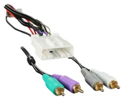Metra - Turbo Wire Amplifier Bypass Harness for Most 2007 and Later Nissan Vehicles - Multicolor - Front_Zoom