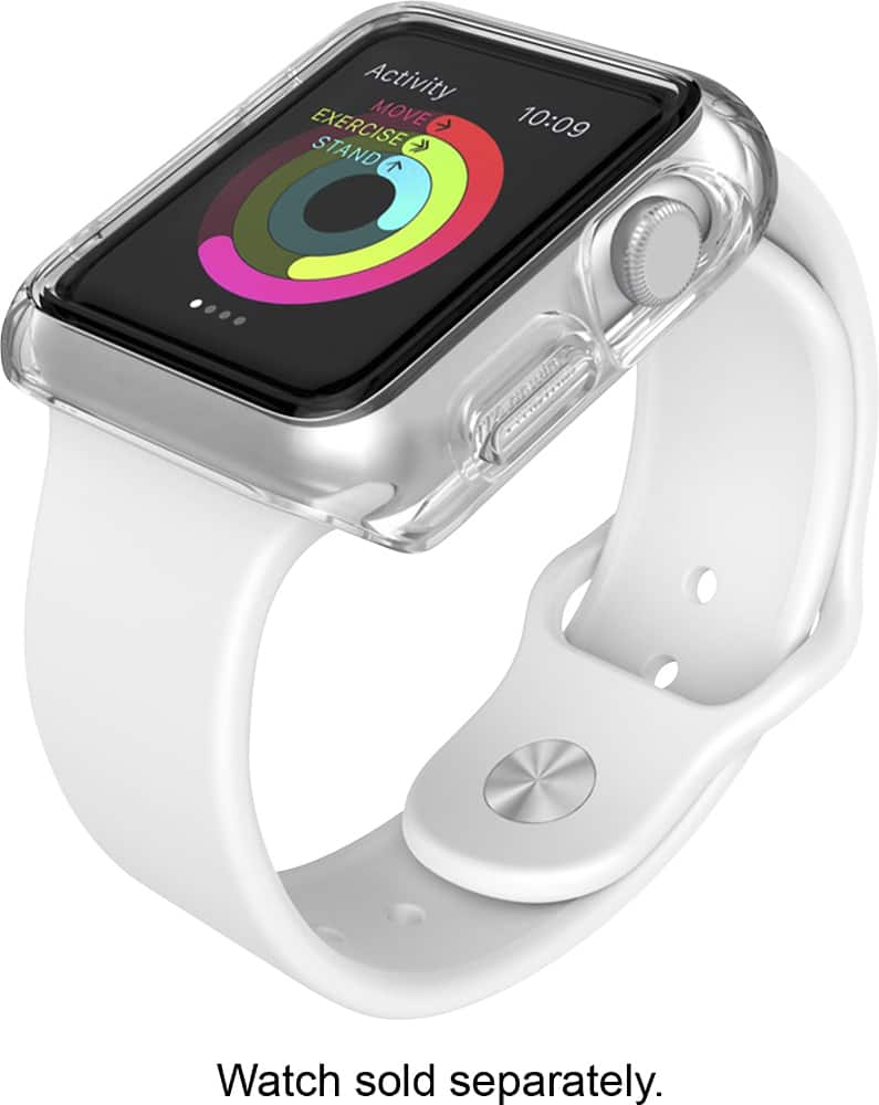 Best Buy Speck CandyShell Fit Case for Apple Watch™ 38mm Clear 752265085