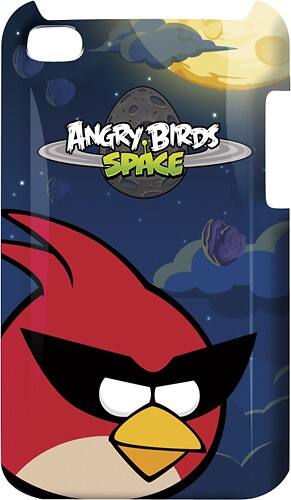 Front Standard. Gear4 - <b>Angry Birds Space</b> Case for 4th-Generation Apple® iPod® touch - Red.