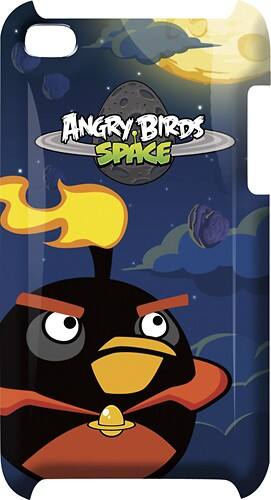 Front Standard. Gear4 - <b>Angry Birds Space</b> Case for 4th-Generation Apple® iPod® touch - Black.