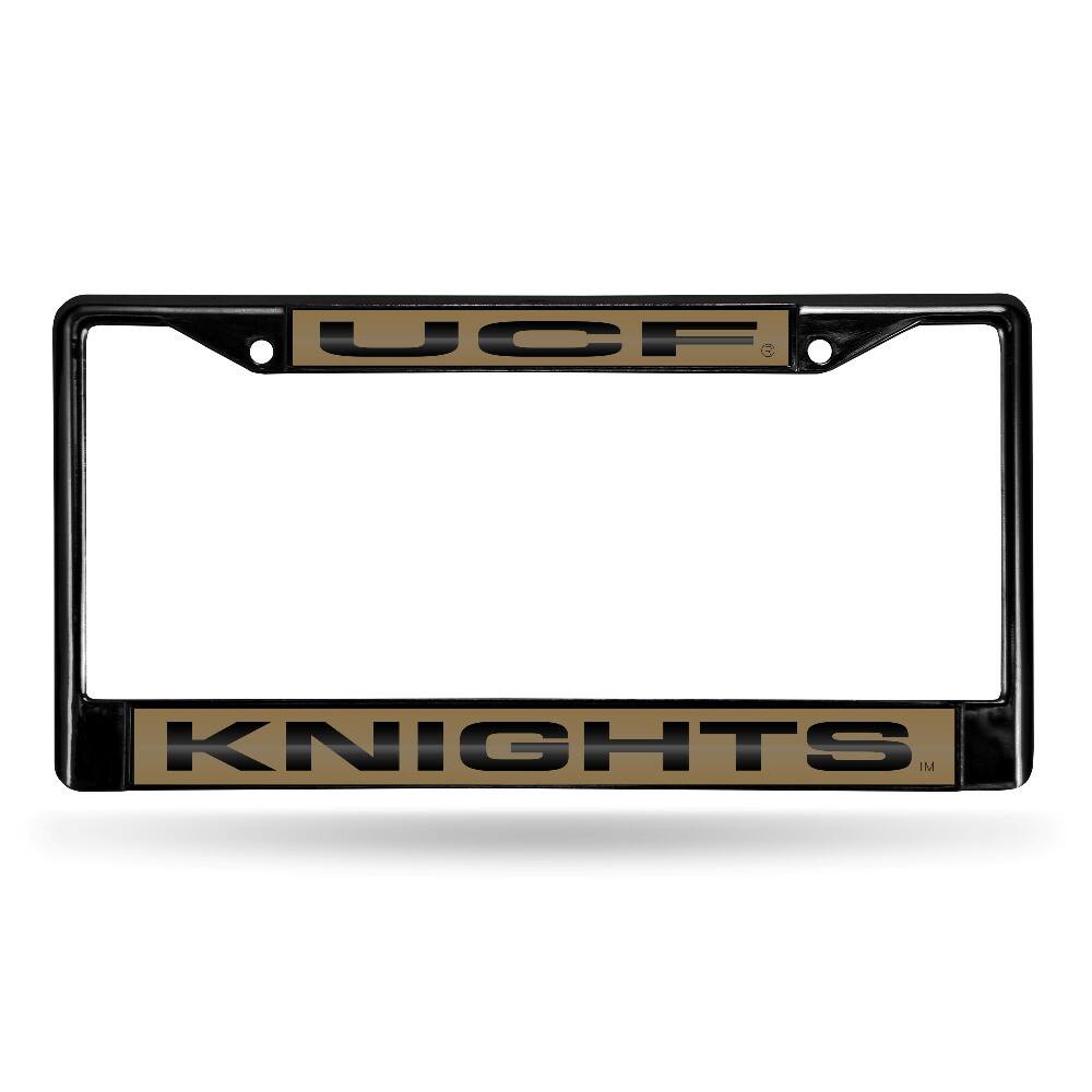 Central Florida Knights UCF Black Metal Laser Cut License Plate Frame