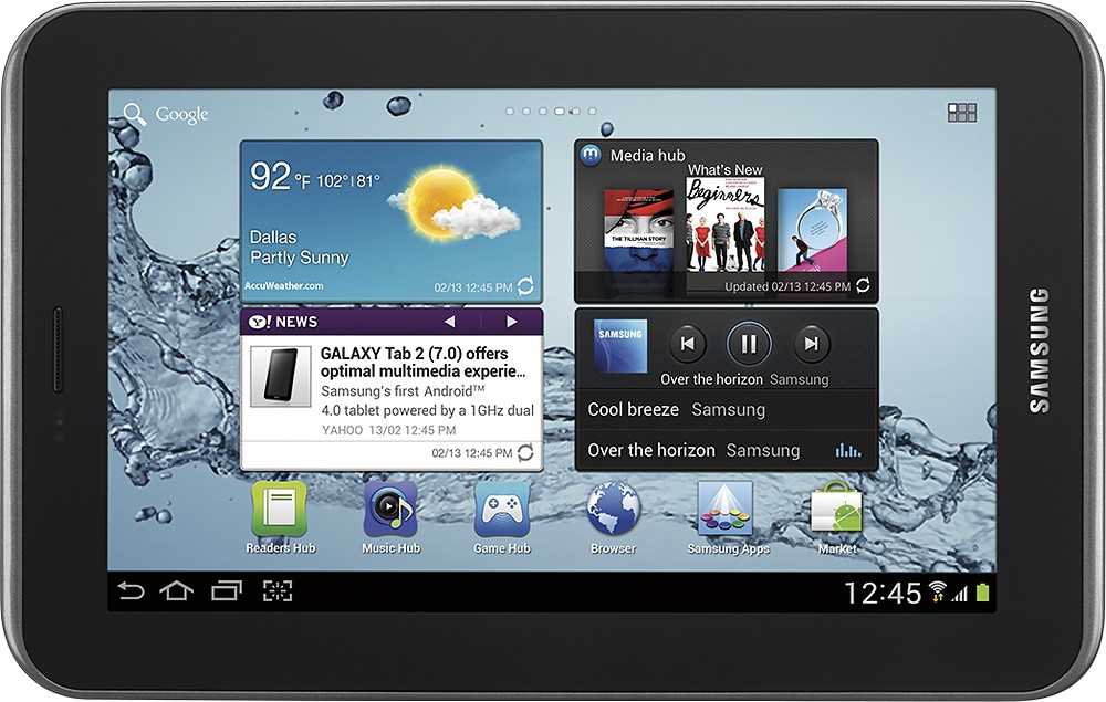 ondersteuning Uittrekken Wijzer Samsung Galaxy Tab 2 7.0 8GB Titanium Silver GT-P3113TSYXAR - Best Buy