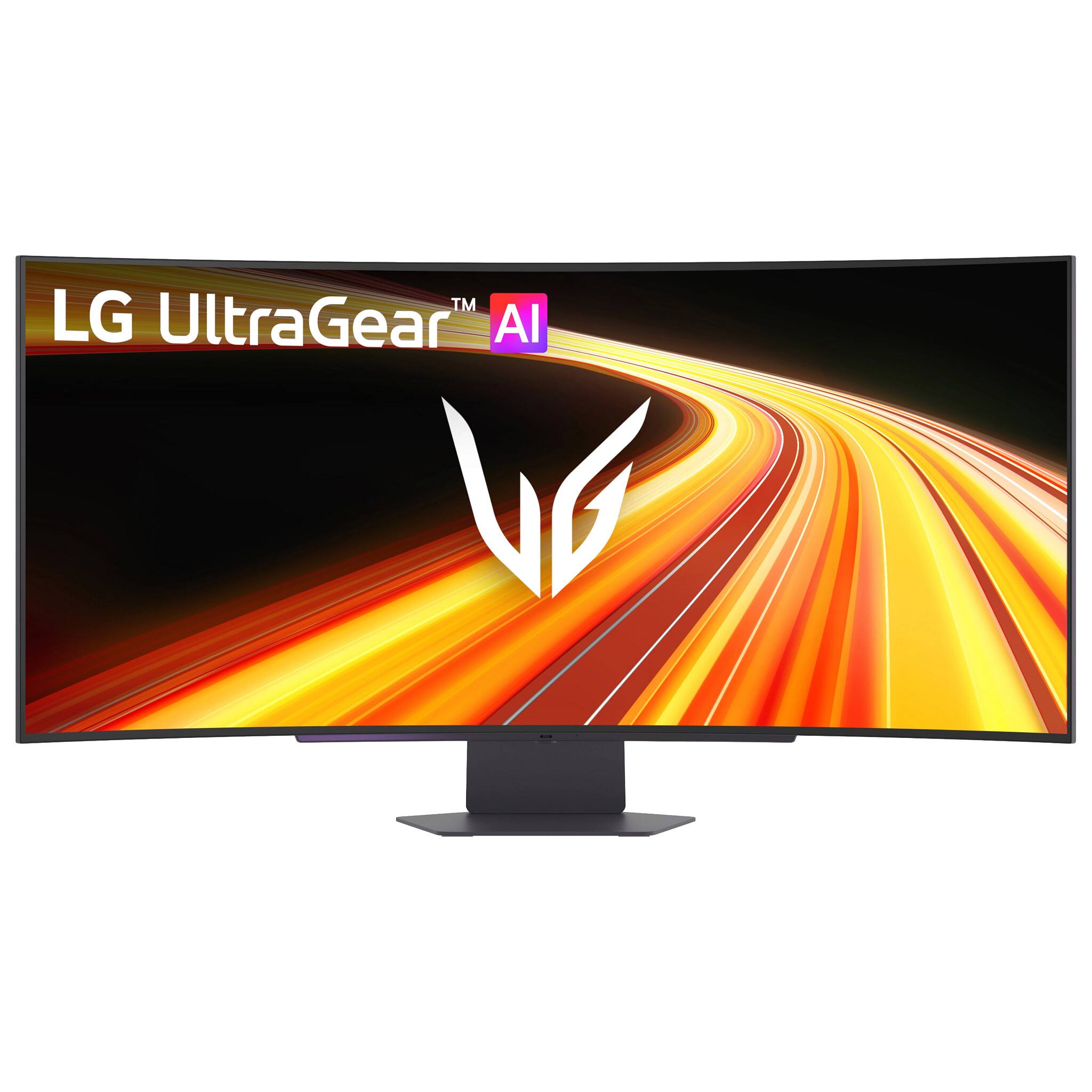 Alt View 4. LG - UltraGear 45" WQHD OLED 240Hz 0.03ms G-SYNC FreeSync Premium Pro Gaming Monitor with DisplayHDR400 TRUE BLACK - Black.