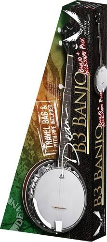 Angle Standard. Dean - 5-String Full-Size Banjo.