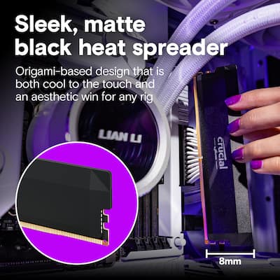 Crucial Pro OC Gaming 64GB (2x32GB) DDR5 6000MHz C40 UDIMM Intel Crucial Pro OC Gaming 64GB (2x32GB) DDR5 6000MHz C40 UDIMM Intel