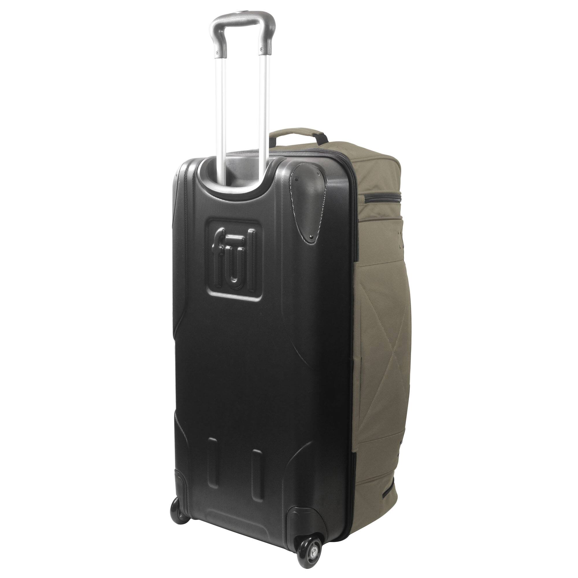 Back. Ful - Workhorse 30" Split Level Rolling Duffle Bag - KHAKI.