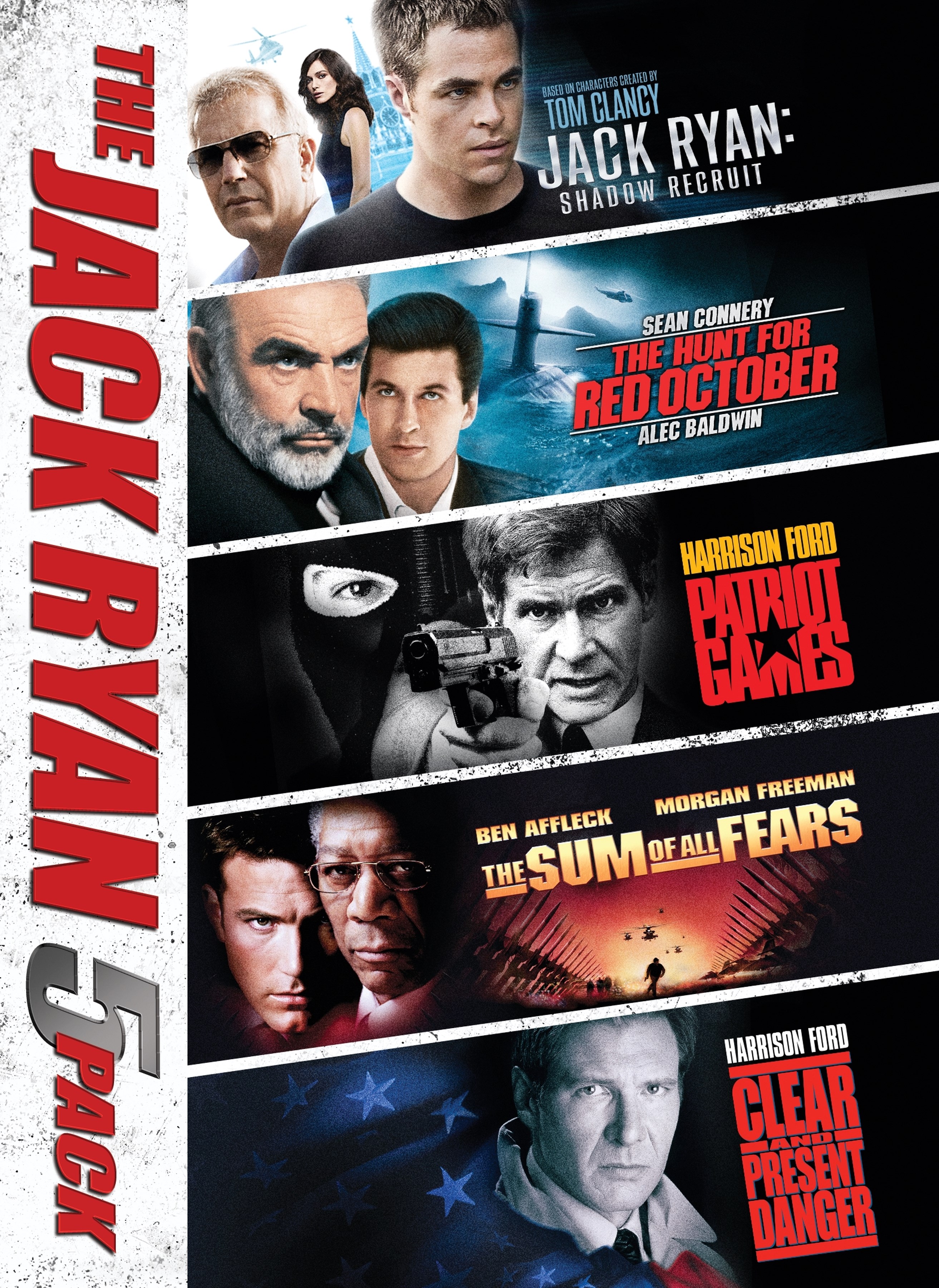 Jack Ryan 5-Film Collection [4K Ultra HD + Blu-Ray + Digital]