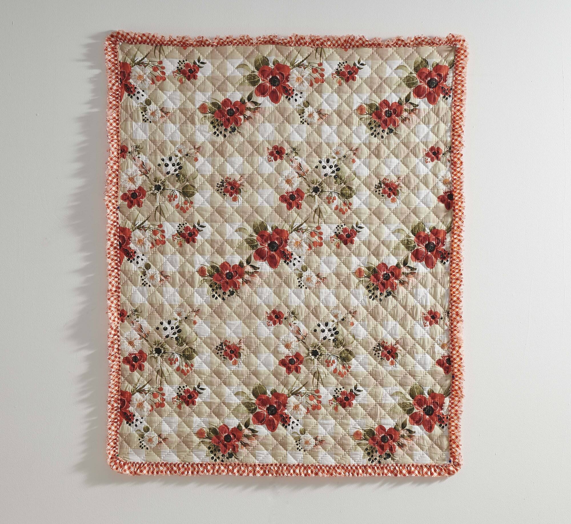 Angle. BreeBe - Wheatly Throw - Truffle.