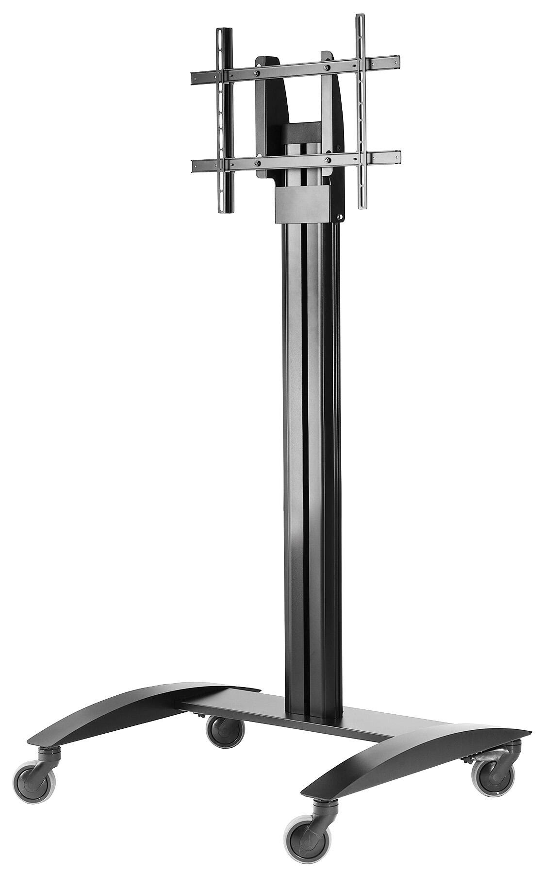 Front. Peerless-AV - SmartMount Flat Panel Cart For 32" to 75" displays - Black.