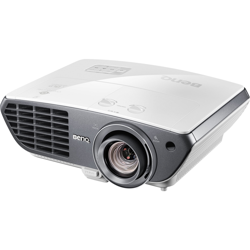 Angle View: BenQ - HT4050 1080p DLP Projector - Gray, White