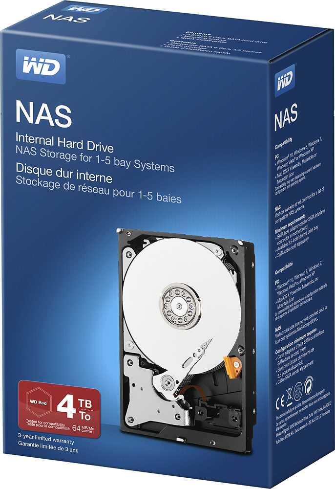 WD NAS 4TB Internal Hard Drive for Desktops WDBMMA0040HNC-NRSN - Best Buy