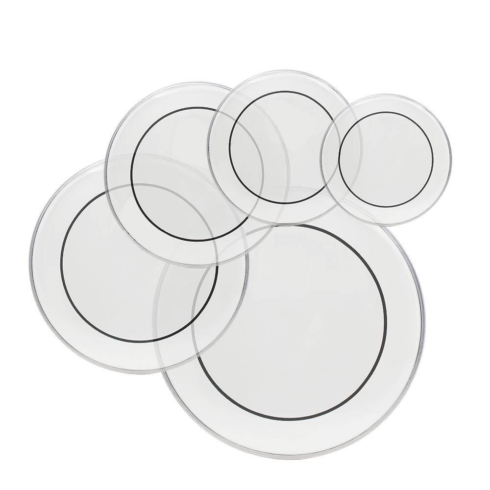 Alt View 4. Winado - PET Clear Drum Head Pack Standard - 22", 16", 14", 13", 12" US Seller.