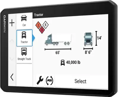 Garmin dezl OTR 720 7" Trucking GPS Black 010-02924-00 - Best Buy